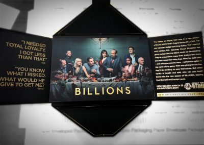 Billions New Season Promotional Item